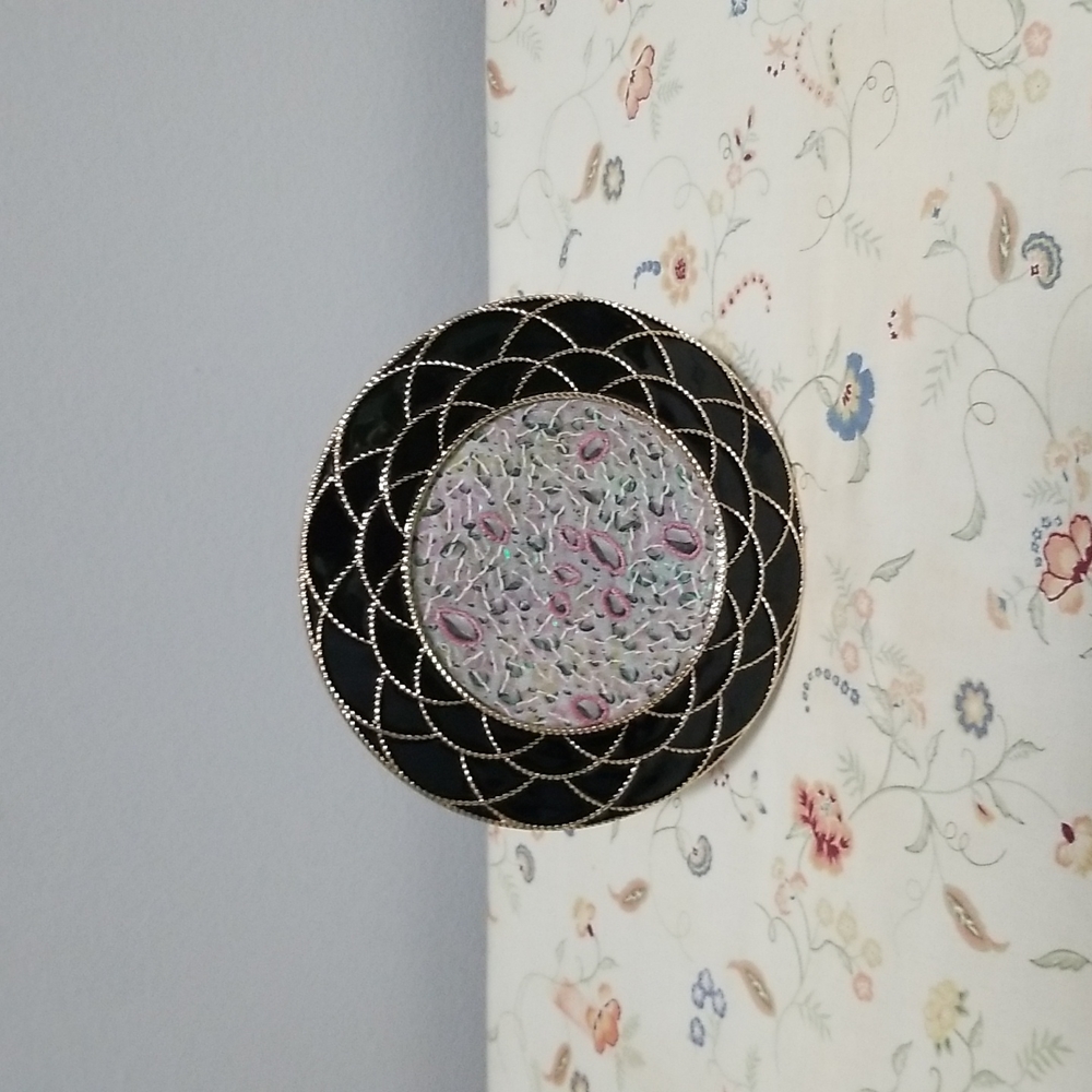 Abstract Sequin Embroidery Frame Art